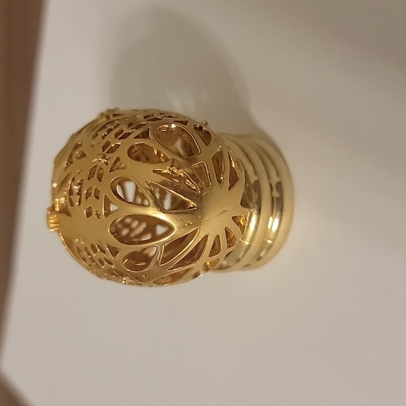 1988 Franklin Mint Golden Filigree Easter Egg - Picture 8 of 9